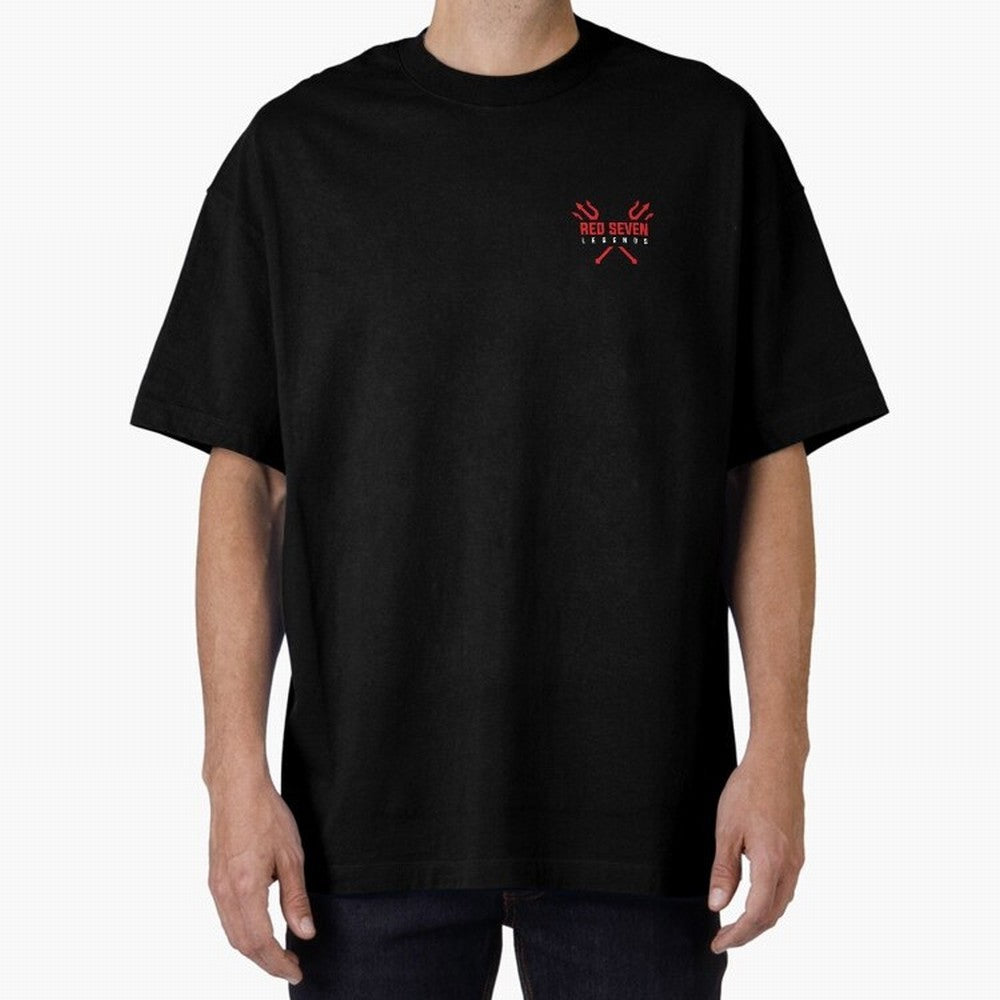 Red Seven Legends - Man Utd Oversized T-Shirt Capture Stadium Memories from FIFA World Cup 2026 Group Stage Built around Neymar, Germany Energy, Classic Soccer Heritage, Championship Pressure, Fan Loyalty and International Pride; Perfect for
