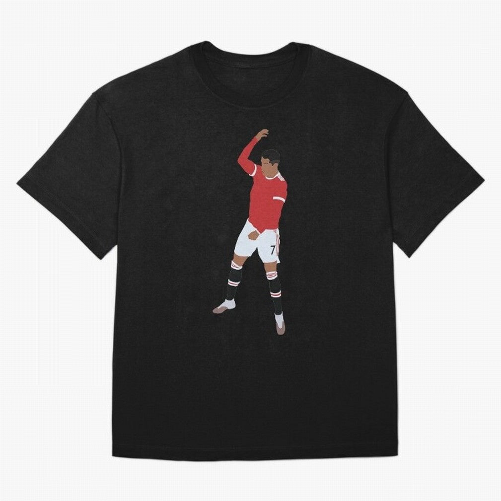 Cristiano Ronaldo 4 Oversized T-Shirt Live the Energy of Global Football Passion for FIFA World Cup 2026 USA Canada Mexico, Built around CR7, Germany, Champion Mindset, Group Stage Buzz, Knockout Tension and Passionate Fan Culture; Great for