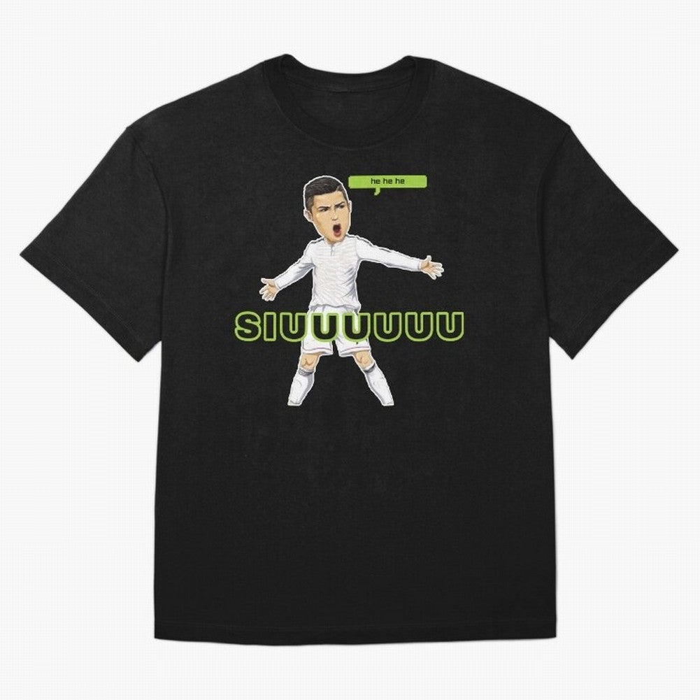 Hehehe SUIII Cristiano ronaldo Oversized T-Shirt Refresh FIFA World Cup 2026 USA Canada Mexico for Fans of CR7 and Brazil, Bringing Football Passion, Legendary Performances, Festival Vibes and Supporter Community; Created for Match Day Parties,
