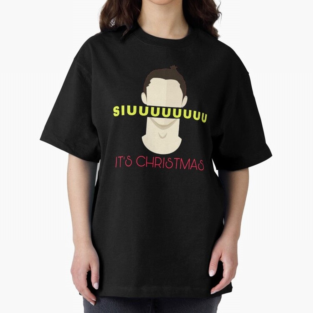 Siuuu it¡¯s Christmas CR7 Oversized T-Shirt Show Fan Pride Across the FIFA World Cup 2026 USA Canada Mexico Journey through Messi and Cristiano Ronaldo Highlights, England Pride, Global Supporter Spirit, Legendary Goals, National Colors and