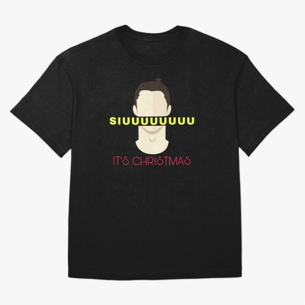 Siuuu it¡¯s Christmas CR7 Oversized T-Shirt Show Fan Pride Across the FIFA World Cup 2026 USA Canada Mexico Journey through Messi and Cristiano Ronaldo Highlights, England Pride, Global Supporter Spirit, Legendary Goals, National Colors and