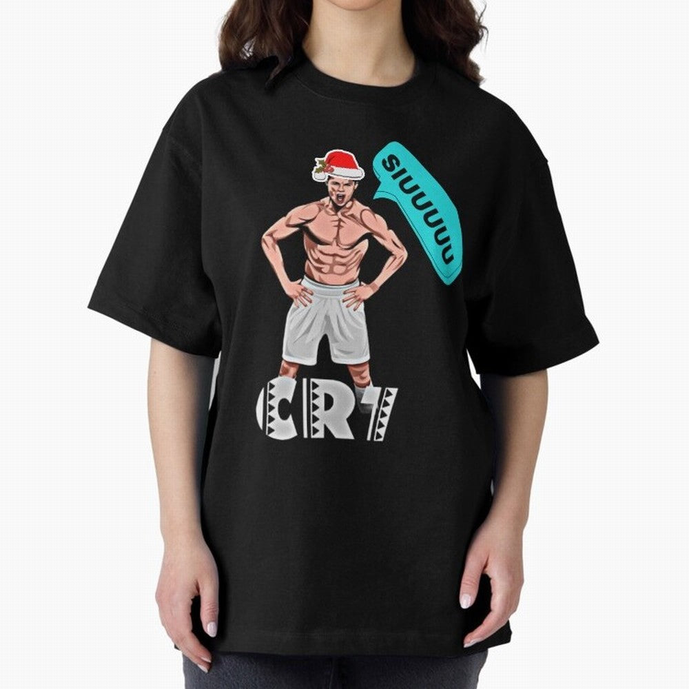 Siuuu Cristiano ronaldo Oversized T-Shirt Honor Football Greatness during FIFA World Cup 2026 Spirit, Driven by Argentina and Brazil, CR7 and Messi, Match Day Excitement, Supporter Culture, Golden Goals and Global Football Passion; Made for