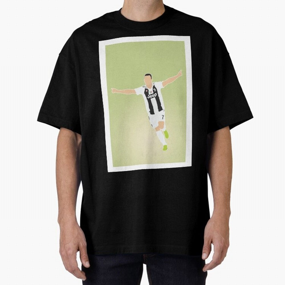 CRISTIANO RONALDO Oversized T-Shirt Make Game Day About Global Football Passion for FIFA World Cup 2026, with Messi and Cristiano Ronaldo, Netherlands, Tournament Hype, Historic Matchups, Family Viewing Parties and Global Sports Pride; Created for