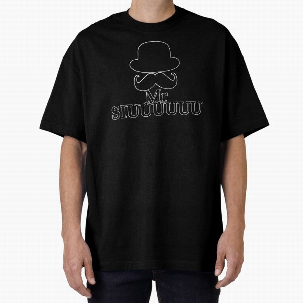 Mr siuuu CR7 Oversized T-Shirt Relive FIFA World Cup 2026 Group Stage Spirit, Featuring Portugal, Spain and Germany, Neymar, Haaland and Cristiano Ronaldo, Football Festival Excitement, Trophy Ambitions, Country Rivalries and Star Player Buzz;