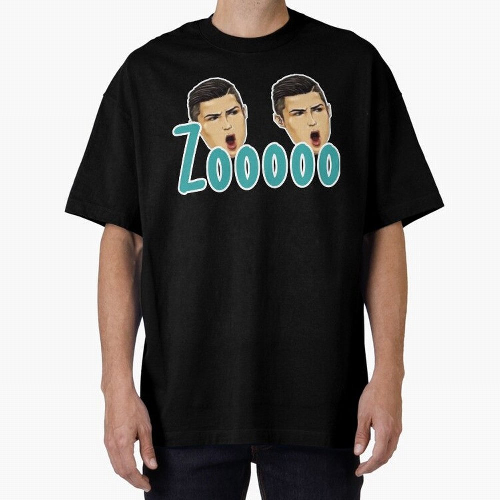 Zooo CR7 funny goal Oversized T-Shirt Relive Legendary Nights from Global Football Passion for FIFA World Cup 2026 USA Canada Mexico, with Haaland, Argentina, France and Brazil, Supporter Pride, Iconic Celebrations, Legendary Names and Global Match