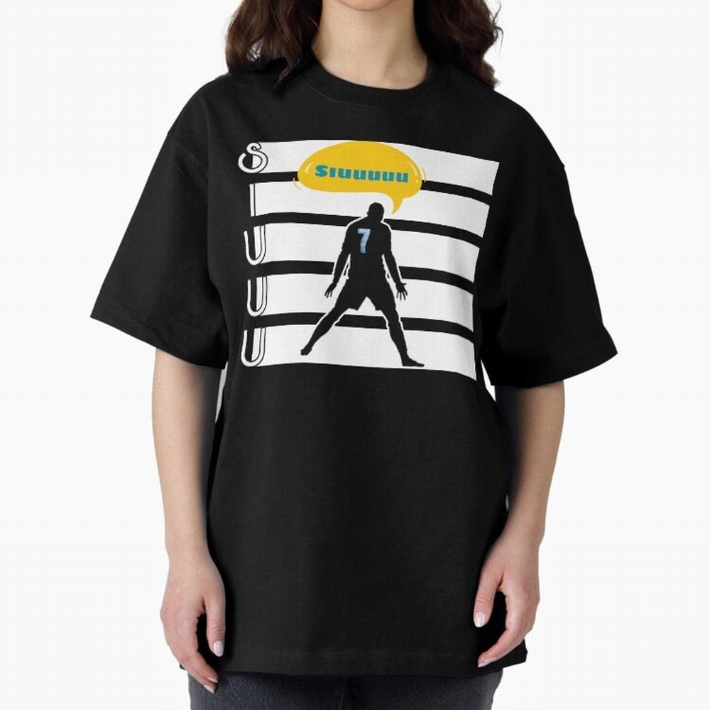 Siuuu CR7 goal Oversized T-Shirt Spotlight FIFA World Cup 2026 for Fans of Messi, CR7 and Mbappe and Portugal, Bringing Global Supporter Spirit, Legendary Goals, National Colors and Tournament Celebration; Perfect for People Who Love Argentina,
