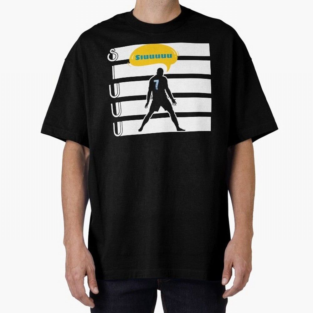 Siuuu CR7 goal Oversized T-Shirt Spotlight FIFA World Cup 2026 for Fans of Messi, CR7 and Mbappe and Portugal, Bringing Global Supporter Spirit, Legendary Goals, National Colors and Tournament Celebration; Perfect for People Who Love Argentina,