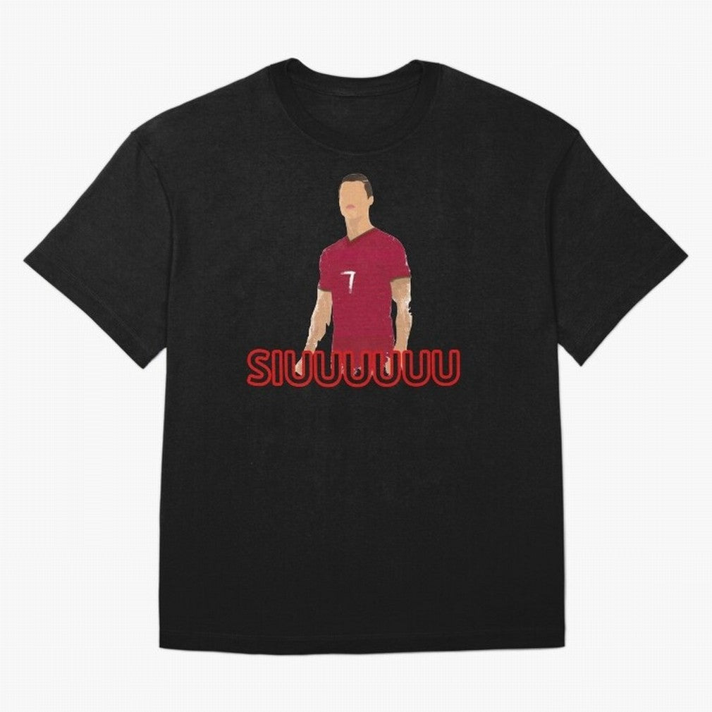 Siuuu Cristiano ronaldo goal Oversized T-Shirt Cheer for FIFA World Cup 2026 Group Stage Spirit, with England, Cristiano Ronaldo, Stadium Memories, Football Loyalty, International Chants and Championship Tradition; Great for Watch Parties, Sports
