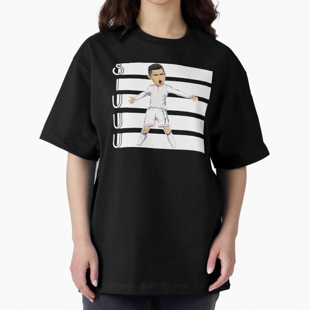 Siuuu Cristiano ronaldo goal Oversized T-Shirt Make Memories around FIFA World Cup 2026 Group Stage for Fans of Haaland and Spain, Bringing Supporter Pride, Iconic Celebrations, Legendary Names and Global Match Day Energy; Perfect for Supporters