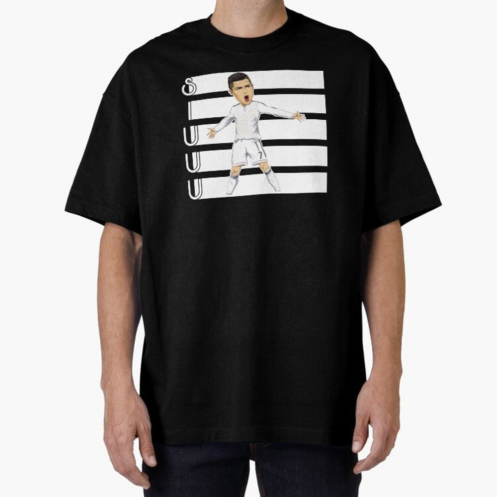 Siuuu Cristiano ronaldo goal Oversized T-Shirt Make Memories around FIFA World Cup 2026 Group Stage for Fans of Haaland and Spain, Bringing Supporter Pride, Iconic Celebrations, Legendary Names and Global Match Day Energy; Perfect for Supporters