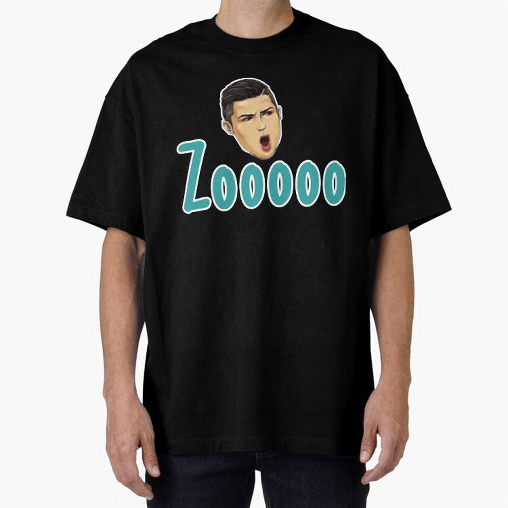 Zoooo funy CR7 goal suiii Oversized T-Shirt Get Ready for Match Day Hype around FIFA World Cup 2026 Group Stage, Mbappe and Neymar, Spain, Vintage Soccer Flavor, Modern Football Stars, National Flags and Final Night Emotion; Perfect for Supporters