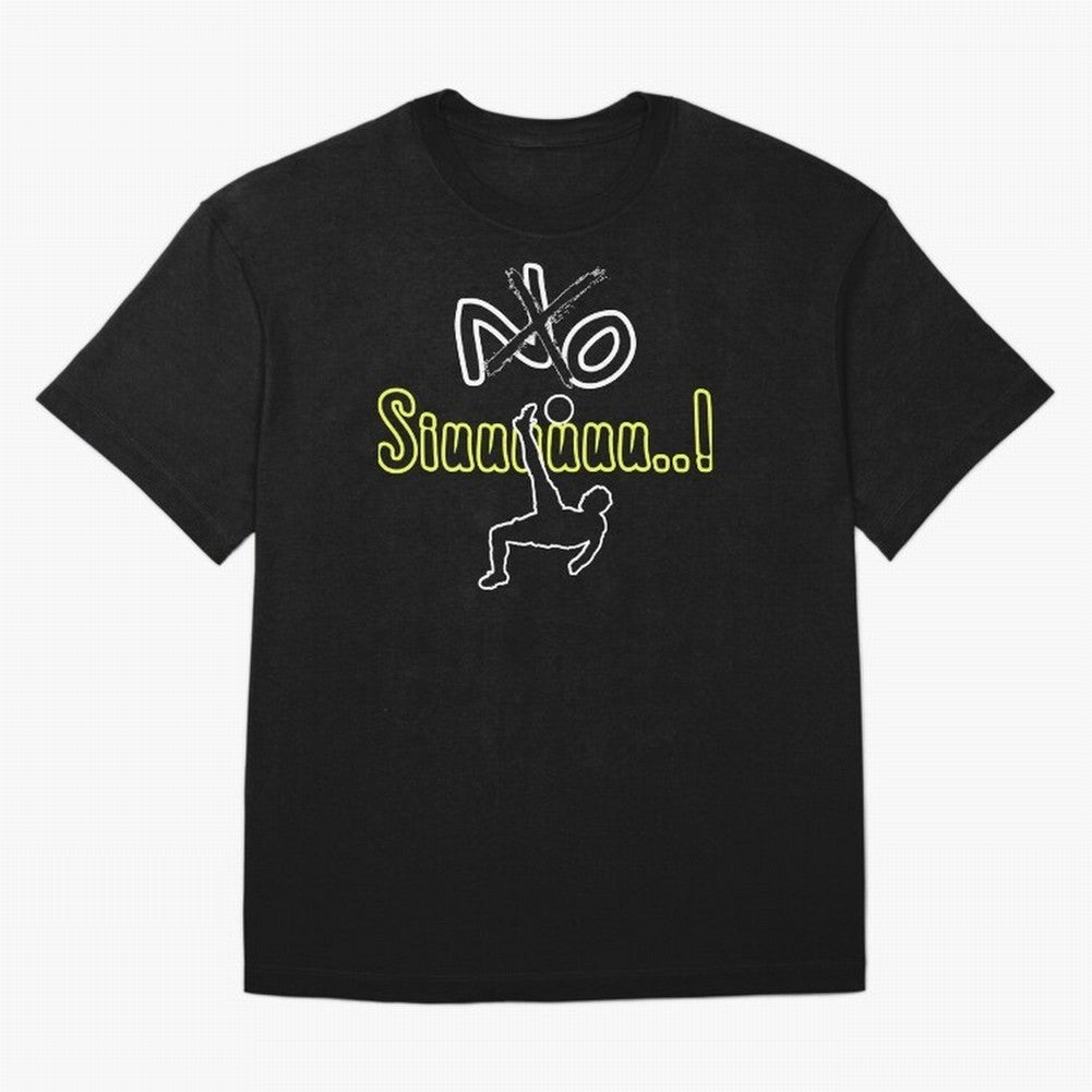 No SIUUU Cristiano ronaldo suiii Oversized T-Shirt Follow the Road to the FIFA World Cup 2026 Journey through Cristiano Ronaldo, Haaland and CR7 Highlights, Argentina, France and Brazil Pride, Vintage Soccer Flavor, Modern Football Stars, National
