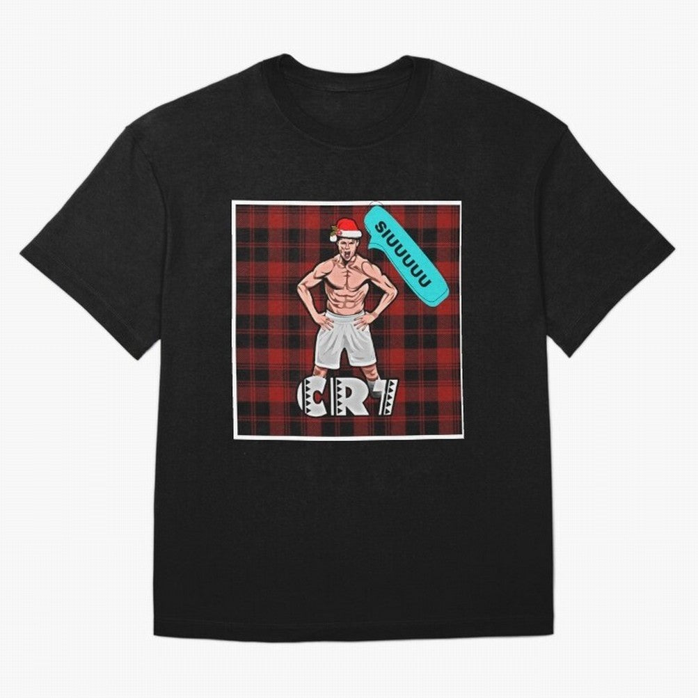 Siuuu Cristiano ronaldo goal Oversized T-Shirt Represent the Passion of Global Football Passion for FIFA World Cup 2026, Inspired by Neymar, Haaland and Cristiano Ronaldo, France and Portugal, Championship Spirit, Famous Goals, Roaring Crowds and