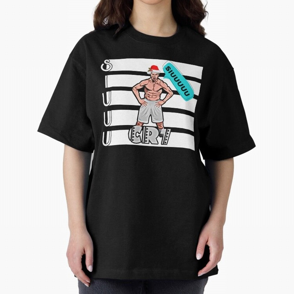 Siuuu Cristiano ronaldo goal Oversized T-Shirt Represent the Passion of Global Football Passion for FIFA World Cup 2026 USA Canada Mexico, Made for Messi, CR7 and Mbappe, Portugal, Vintage Soccer Flavor, Modern Football Stars, National Flags and