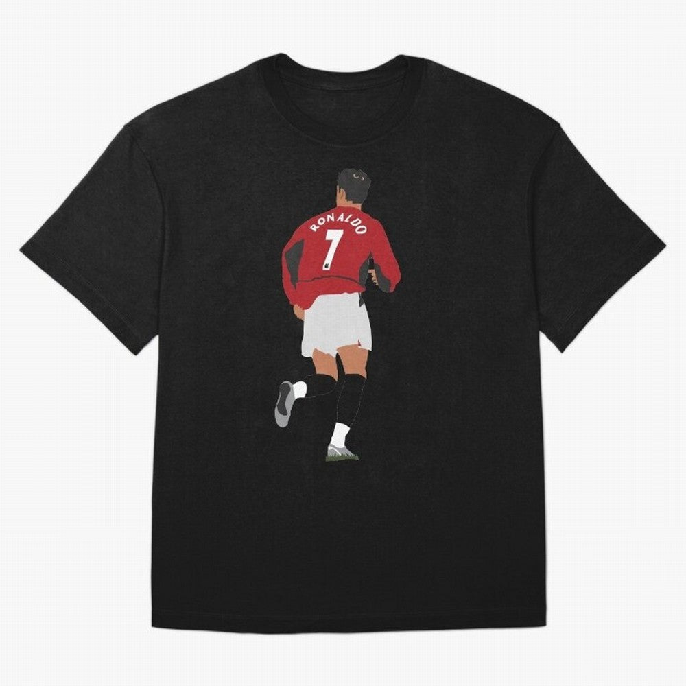 Ronaldo - Man Utd - 2004 Oversized T-Shirt Follow Every Goal of FIFA World Cup 2026 Group Stage Celebrating Cristiano Ronaldo, France Energy, Classic Soccer Heritage, Championship Pressure, Fan Loyalty and International Pride; Made for Die Hard