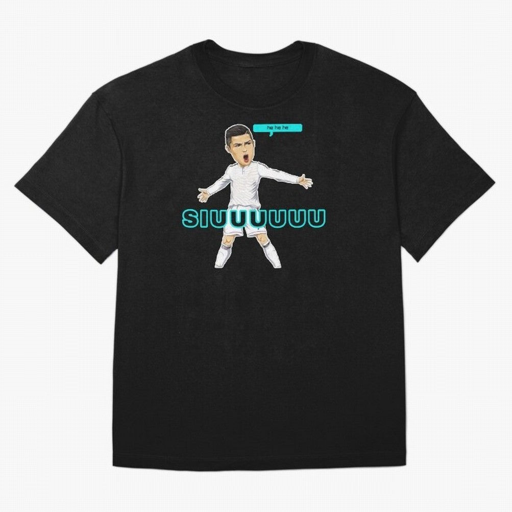 Hehehe siuuu Oversized T-Shirt Join the Global Buzz around Global Football Passion for FIFA World Cup 2026, Driven by Neymar, Haaland and Cristiano Ronaldo, England and Germany, Champion Mindset, Group Stage Buzz, Knockout Tension and Passionate