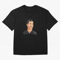 Cristiano Ronaldo Vector Art Graphics Design Oversized T-Shirt Embrace FIFA World Cup 2026 Group Stage for Fans of Neymar and Portugal, Spain and Germany, Bringing Goal Celebration Energy, Supporter Heritage, Football Icons and Worldwide Tournament
