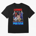 Lionel Messi GOAT: Barcelona & Argentina Oversized T-Shirt Celebrate Global Passion for FIFA World Cup 2026 Group Stage Spirit, Filled with Argentina, France and Brazil, Cristiano Ronaldo, Stadium Memories, Football Loyalty, International Chants