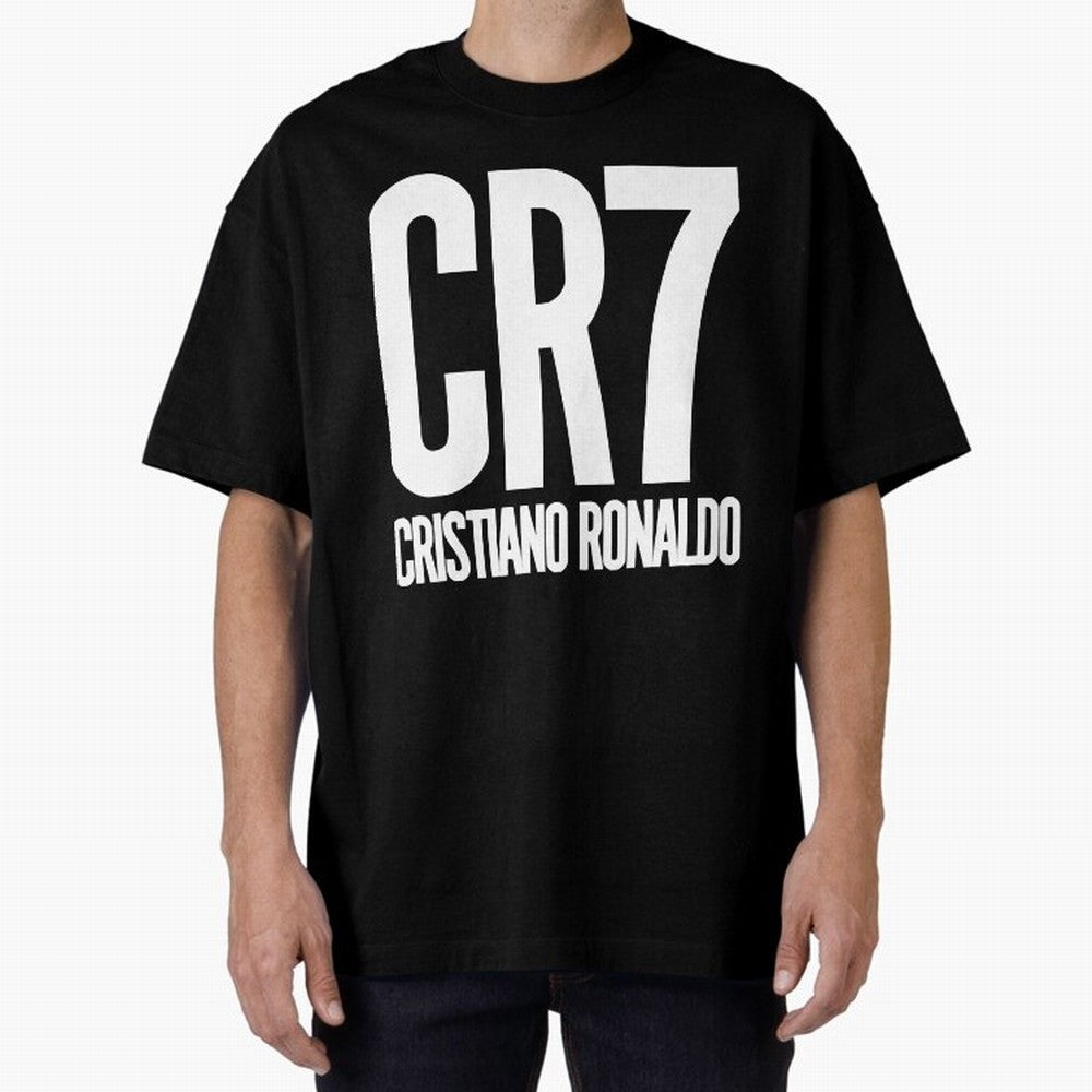 CR7 Cristiano Ronaldo Oversized T-Shirt Join the Global Buzz around Global Football Passion for FIFA World Cup 2026 Group Stage, Celebrating Messi, Neymar and Mbappe, England and Germany, Stadium Chants, National Pride, Trophy Dreams and