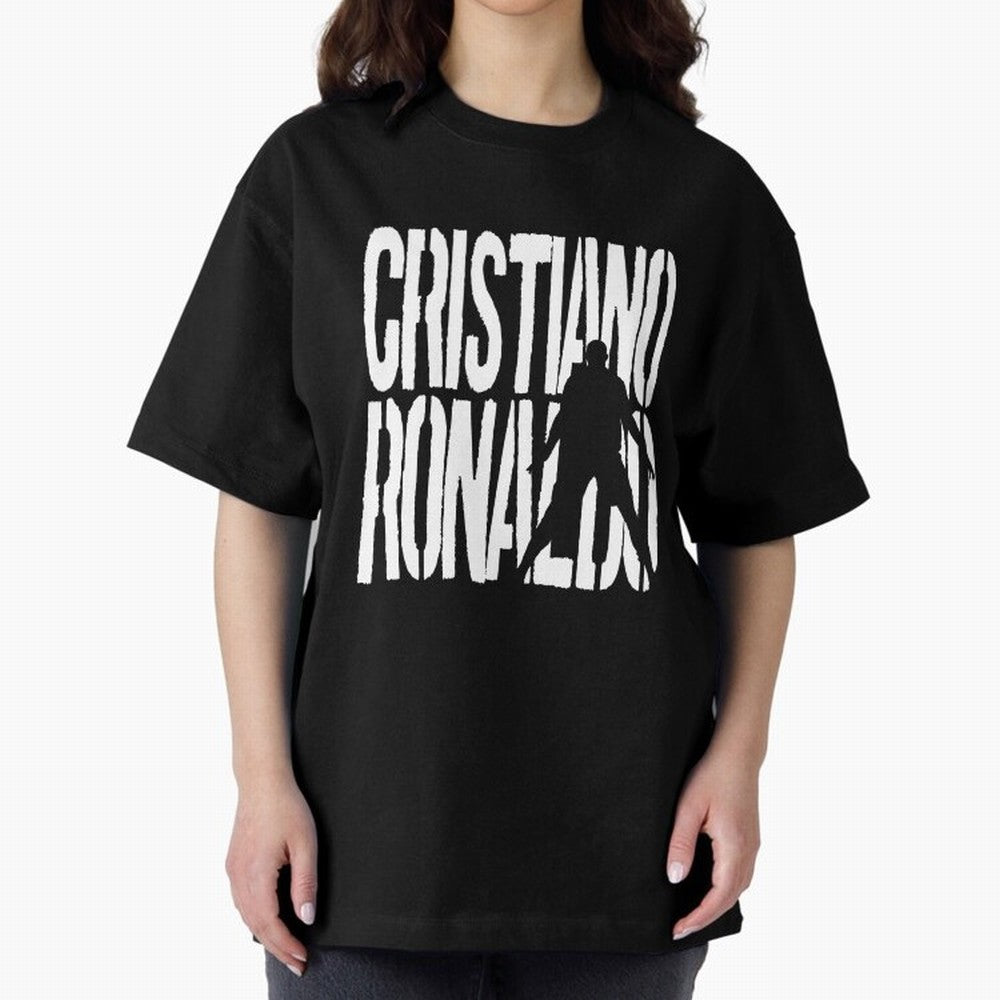 Cristiano Ronaldo Goal Oversized T-Shirt Represent Match Day Hype around FIFA World Cup 2026 USA Canada Mexico, CR7 and Messi, Germany, Tournament Hype, Historic Matchups, Family Viewing Parties and Global Sports Pride; Great for Supporters Who