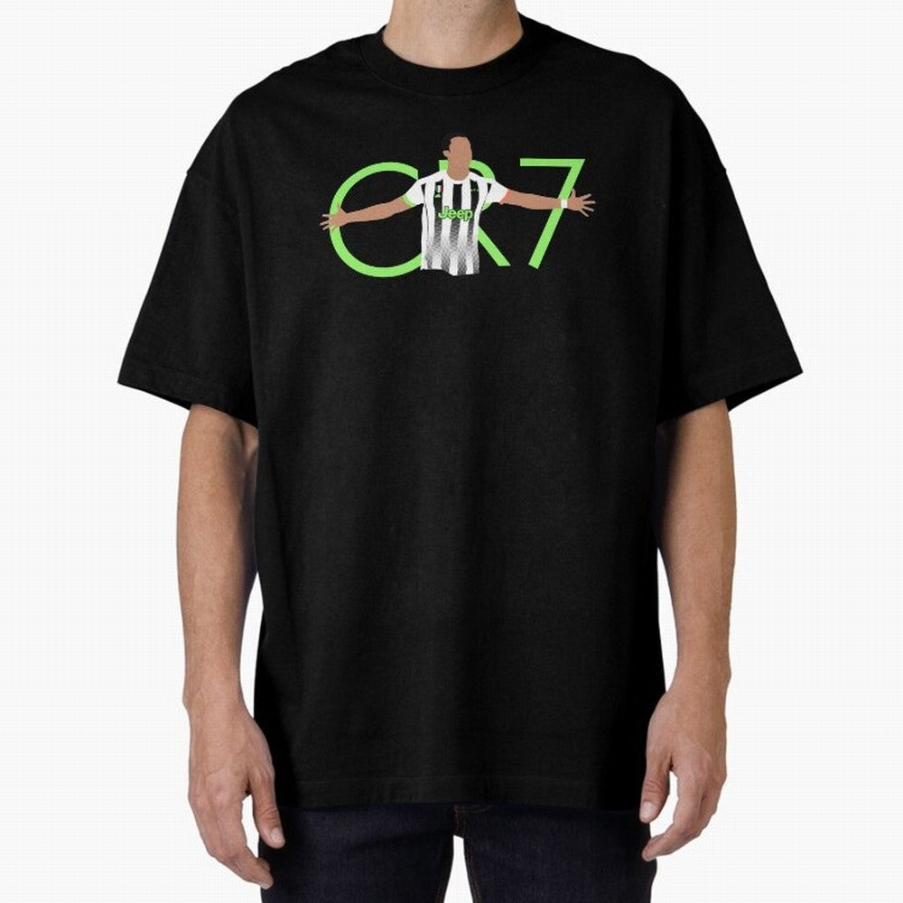 CR7 Oversized T-Shirt Join the Global Buzz around FIFA World Cup 2026 USA Canada Mexico Celebrating Messi, CR7 and Mbappe, England and Germany Energy, Vintage Soccer Flavor, Modern Football Stars, National Flags and Final Night Emotion; Ideal for