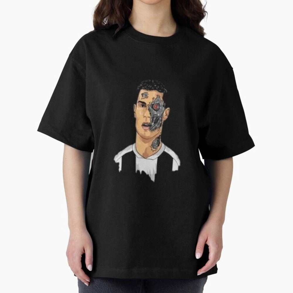 Cristiano Ronaldo isn't a Human Oversized T-Shirt Showcase FIFA World Cup 2026 USA Canada Mexico for Fans of Mbappe and Neymar and Netherlands, Bringing Tournament Hype, Historic Matchups, Family Viewing Parties and Global Sports Pride; Perfect for