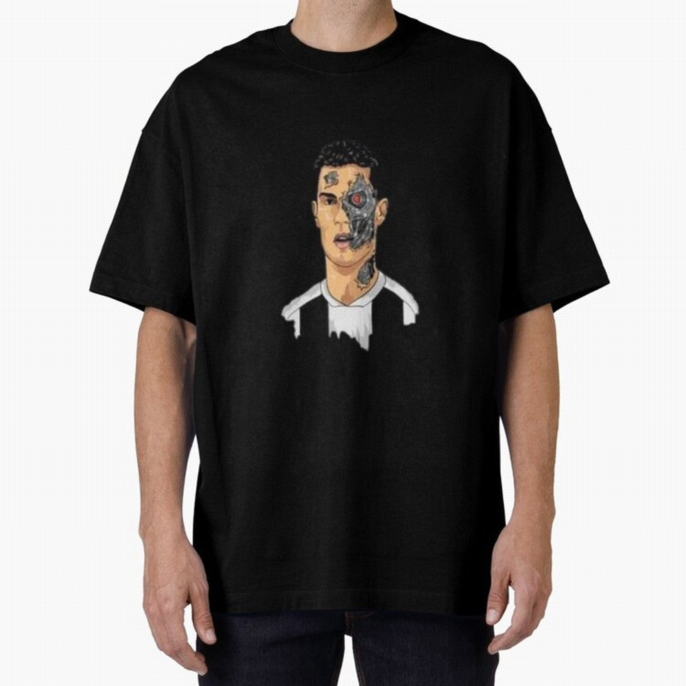 Cristiano Ronaldo isn't a Human Oversized T-Shirt Showcase FIFA World Cup 2026 USA Canada Mexico for Fans of Mbappe and Neymar and Netherlands, Bringing Tournament Hype, Historic Matchups, Family Viewing Parties and Global Sports Pride; Perfect for