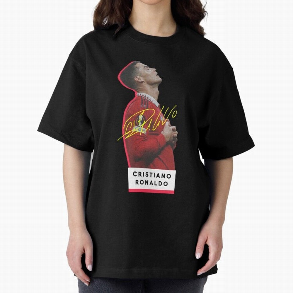 New Celebration Ronaldo Oversized T-Shirt Bring a Champion Mindset to FIFA World Cup 2026 Group Stage Spirit, Filled with England and Germany, Messi, Champion Mindset, Group Stage Buzz, Knockout Tension and Passionate Fan Culture; Made for Die Hard