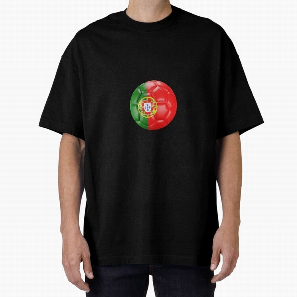 Portugal Oversized T-Shirt Show Up for the Glory of FIFA World Cup 2026 Group Stage for Fans of Mbappe and Neymar and Portugal, Spain and Germany, Bringing Worldwide Fan Energy, Dramatic Goals, Stadium Lights and Championship Celebrations; Perfect