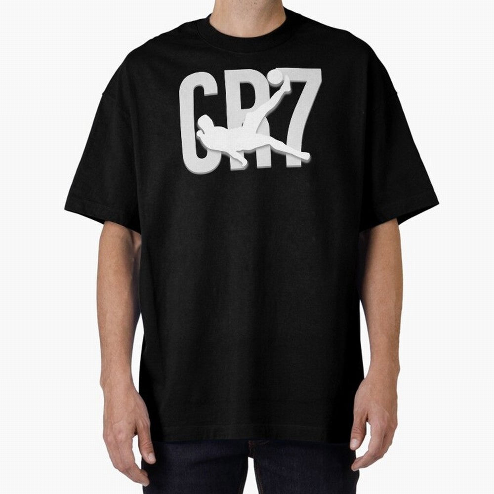 Cristiano Ronaldo Oversized T-Shirt Honor Football Greatness during FIFA World Cup 2026 USA Canada Mexico Spirit, Highlighting Portugal, CR7, Tournament Hype, Historic Matchups, Family Viewing Parties and Global Sports Pride; Ideal for Football
