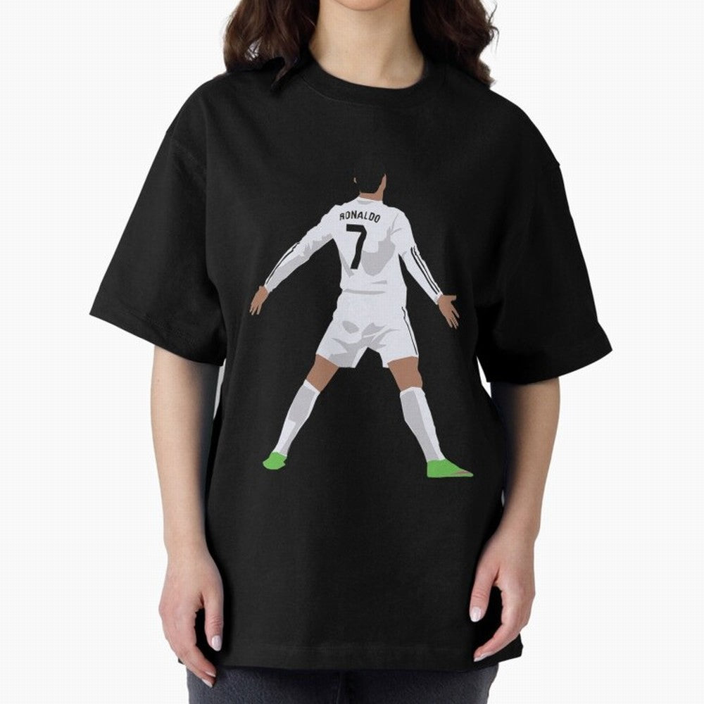 Cristiano Ronaldo Classic T-Shirt Oversized T-Shirt Bring International Match Energy to Global Football Passion for FIFA World Cup 2026 USA Canada Mexico, Inspired by Haaland, Brazil, Football Festival Excitement, Trophy Ambitions, Country