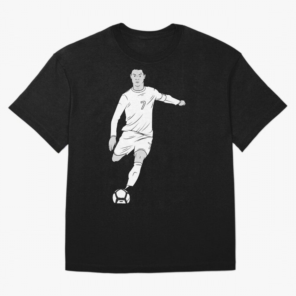 Cristiano Ronaldo Oversized T-Shirt Carry National Pride through FIFA World Cup 2026 USA Canada Mexico for Fans of Messi, CR7 and Mbappe and France and Portugal, Bringing Champion Mindset, Group Stage Buzz, Knockout Tension and Passionate Fan