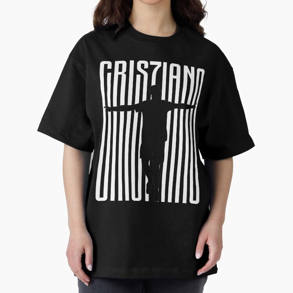 Cristiano Ronaldo Oversized T-Shirt Follow Every Goal of FIFA World Cup 2026 for Fans of Haaland and Portugal, Bringing Goal Celebration Energy, Supporter Heritage, Football Icons and Worldwide Tournament Joy; Great for Watch Parties, Sports Bars,