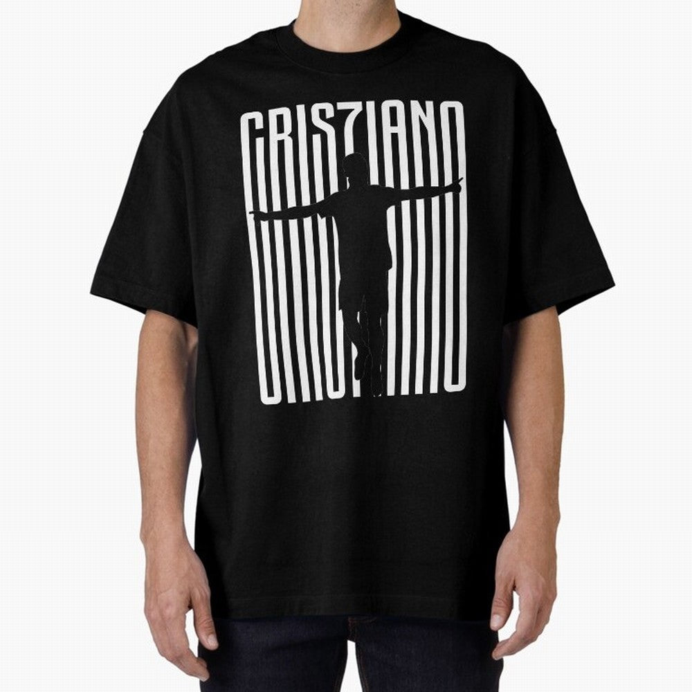 Cristiano Ronaldo Oversized T-Shirt Follow Every Goal of FIFA World Cup 2026 for Fans of Haaland and Portugal, Bringing Goal Celebration Energy, Supporter Heritage, Football Icons and Worldwide Tournament Joy; Great for Watch Parties, Sports Bars,