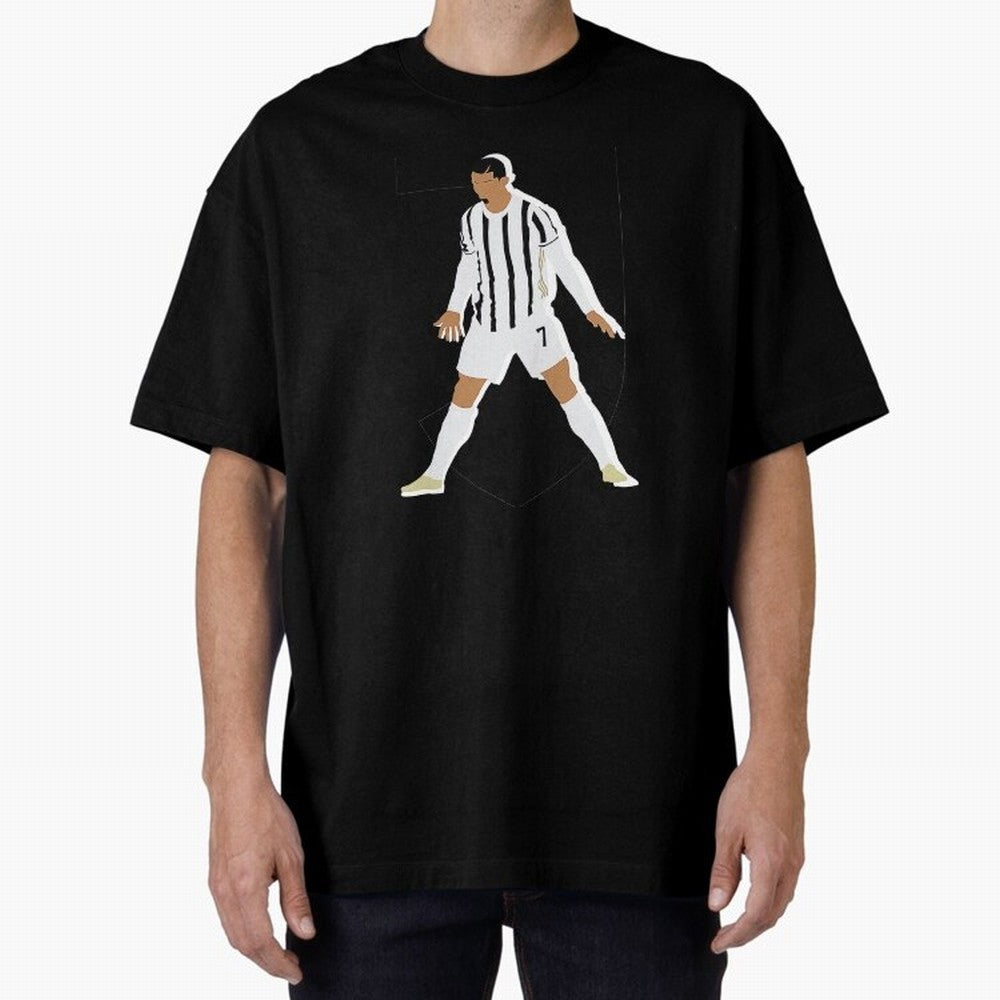 Cristiano Ronaldo Oversized T-Shirt Carry the Dream of FIFA World Cup 2026 USA Canada Mexico Spirit, Capturing Germany, Messi and Cristiano Ronaldo, Champion Mindset, Group Stage Buzz, Knockout Tension and Passionate Fan Culture; Created for Match