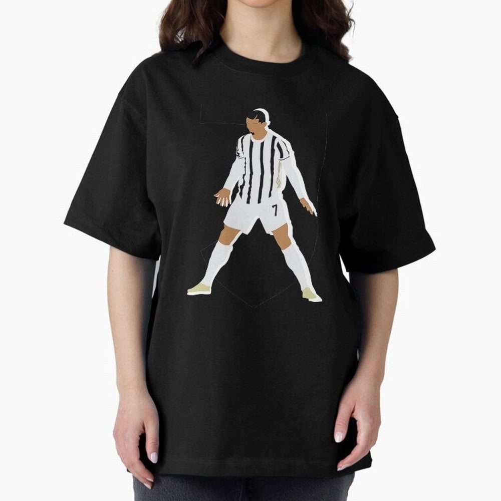 Cristiano Ronaldo Oversized T-Shirt Carry the Dream of FIFA World Cup 2026 USA Canada Mexico Spirit, Capturing Germany, Messi and Cristiano Ronaldo, Champion Mindset, Group Stage Buzz, Knockout Tension and Passionate Fan Culture; Created for Match