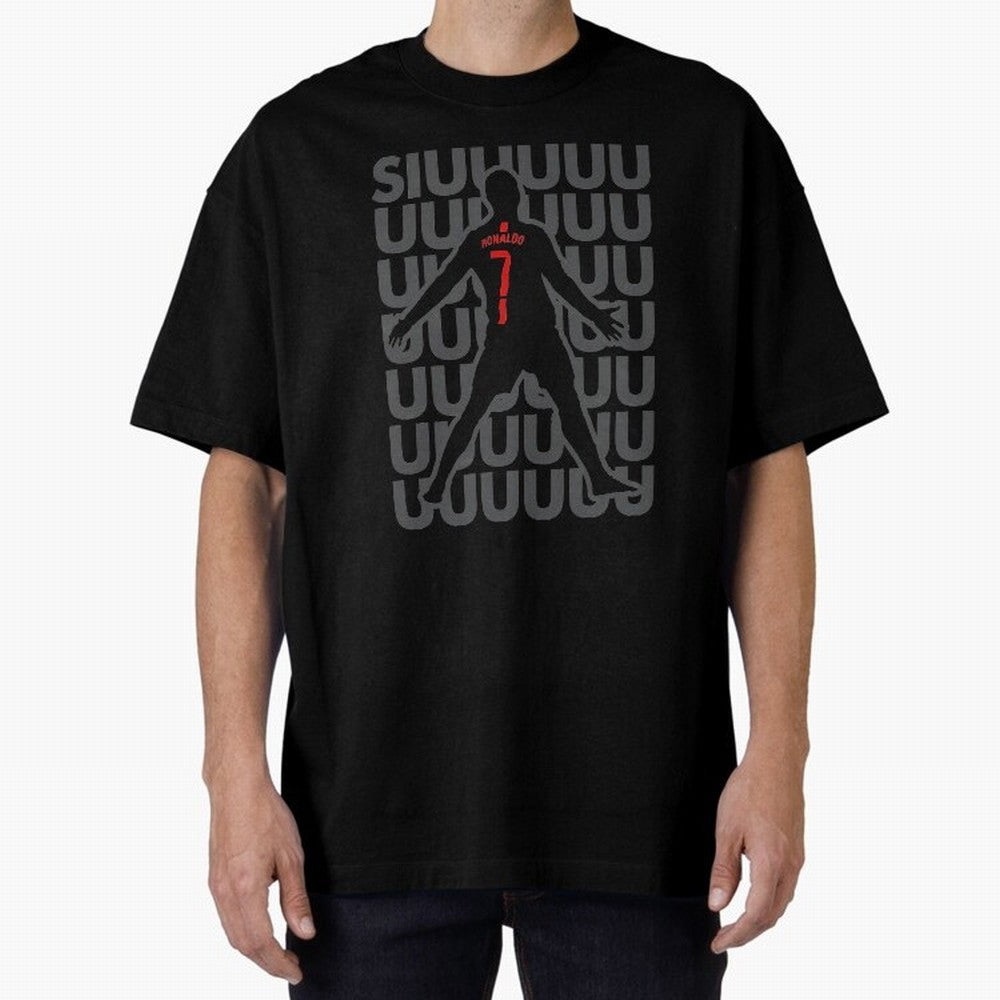 Cristiano Ronaldo Oversized T-Shirt Unlock FIFA World Cup 2026 USA Canada Mexico Spirit, Centered on England, France and Netherlands, CR7, Match Day Excitement, Supporter Culture, Golden Goals and Global Football Passion; Ideal for Fans Who Follow