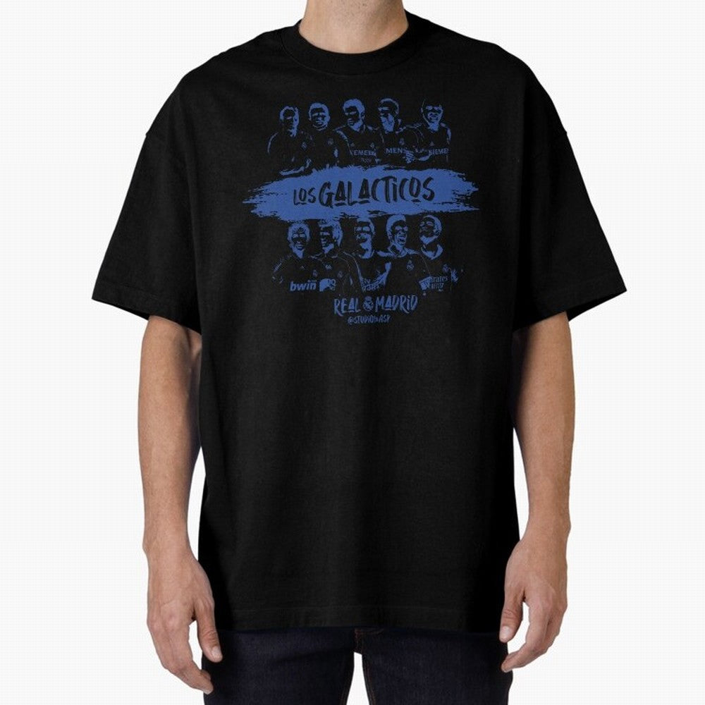 Los Galacticos Oversized T-Shirt Carry FIFA World Cup 2026 USA Canada Mexico with Neymar, England and Germany Energy, Sports Nostalgia, International Competition, Famous Players and Unforgettable Victories; Ideal for Fans Who Follow Messi,