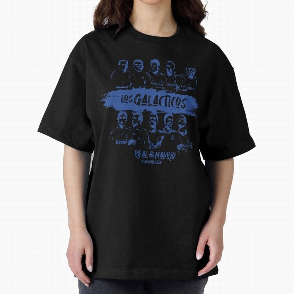 Los Galacticos Oversized T-Shirt Carry FIFA World Cup 2026 USA Canada Mexico with Neymar, England and Germany Energy, Sports Nostalgia, International Competition, Famous Players and Unforgettable Victories; Ideal for Fans Who Follow Messi,