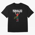 Cristiano Ronaldo Portugal Jersey -The Farewell Oversized T-Shirt Support FIFA World Cup 2026 Group Stage Centered on Haaland and Mbappe, Spain and Netherlands Energy, Football Festival Excitement, Trophy Ambitions, Country Rivalries and Star