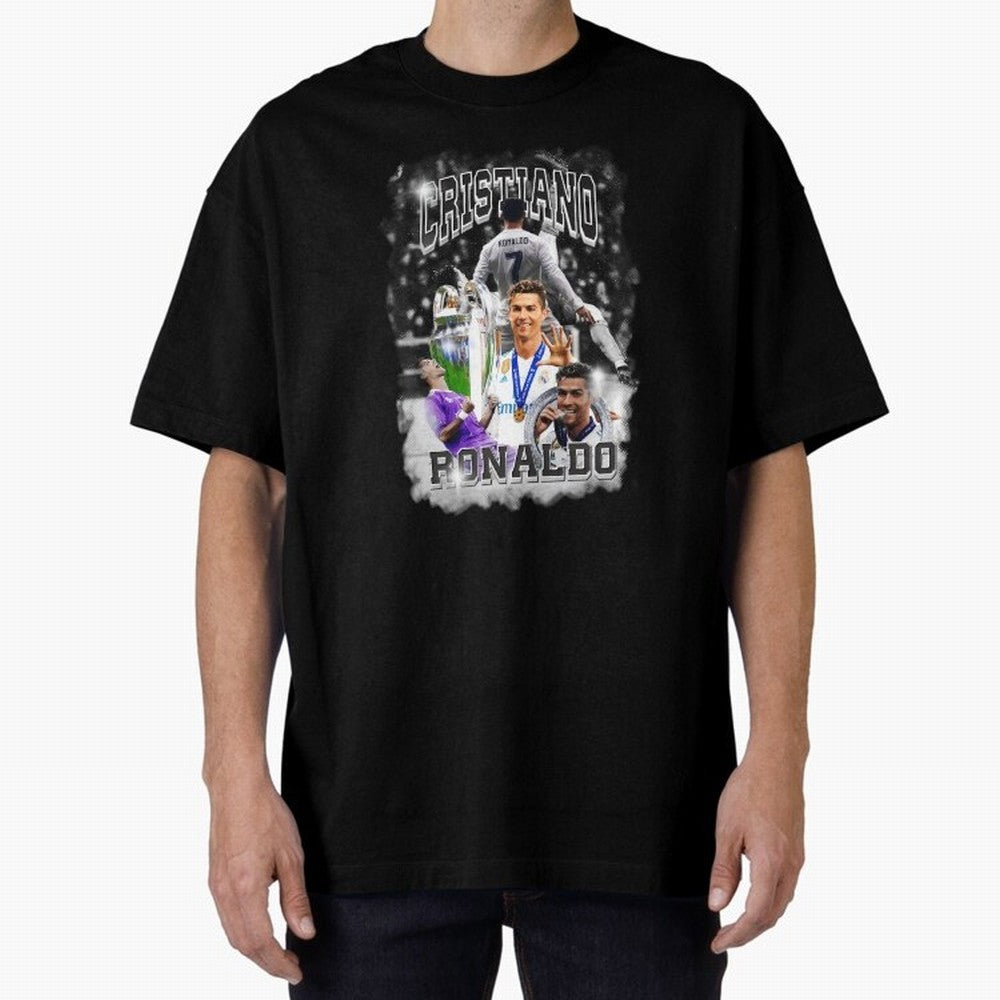 Cristiano Ronaldo Oversized T-Shirt Carry National Pride through the FIFA World Cup 2026 Journey through Mbappe and Neymar Highlights, England Pride, Champion Mindset, Group Stage Buzz, Knockout Tension and Passionate Fan Culture; Ideal for Fans