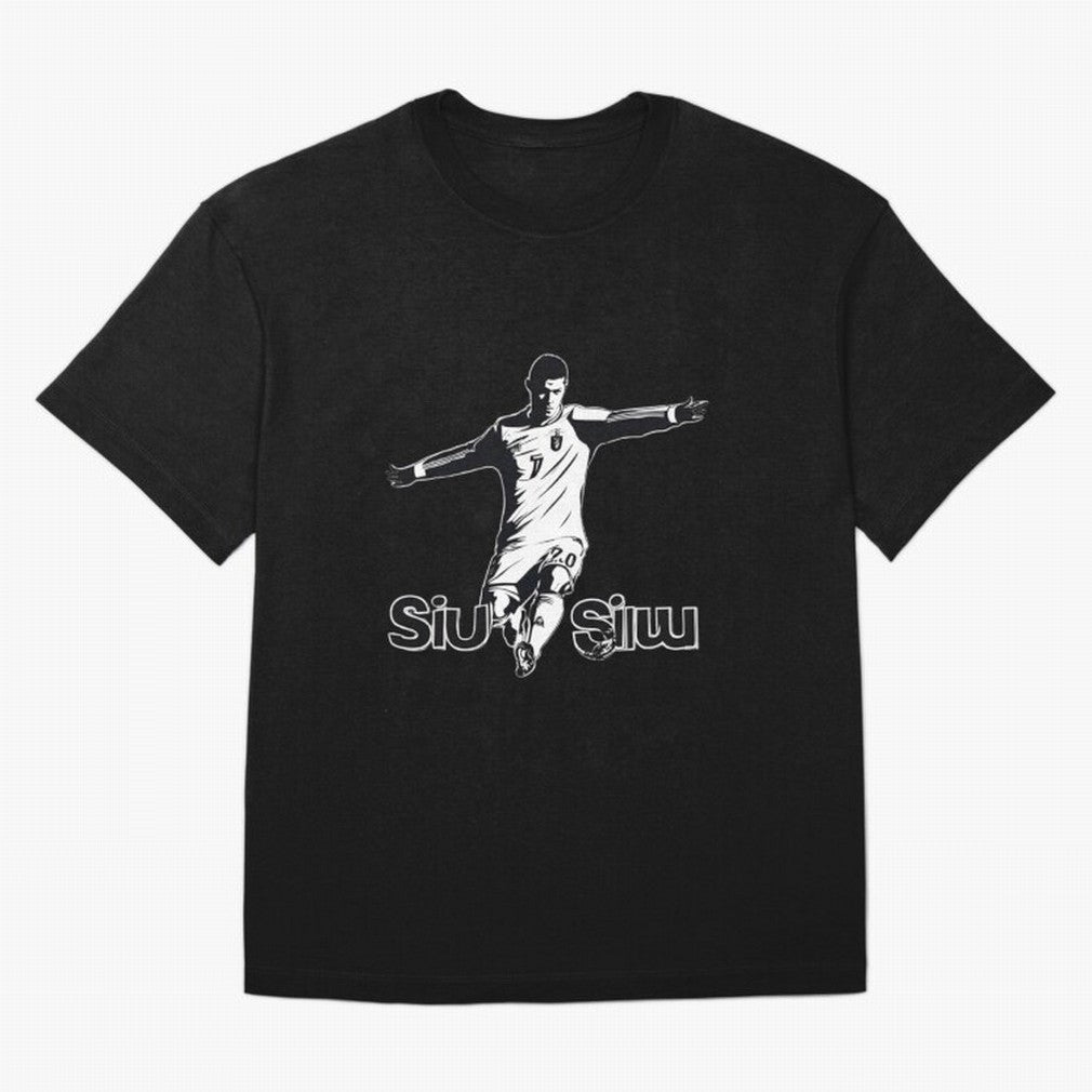 CR7 SIUU Oversized T-Shirt Experience FIFA World Cup 2026 USA Canada Mexico Highlighting Mbappe, Brazil, Portugal and Argentina Energy, Global Supporter Spirit, Legendary Goals, National Colors and Tournament Celebration; Made for Die Hard