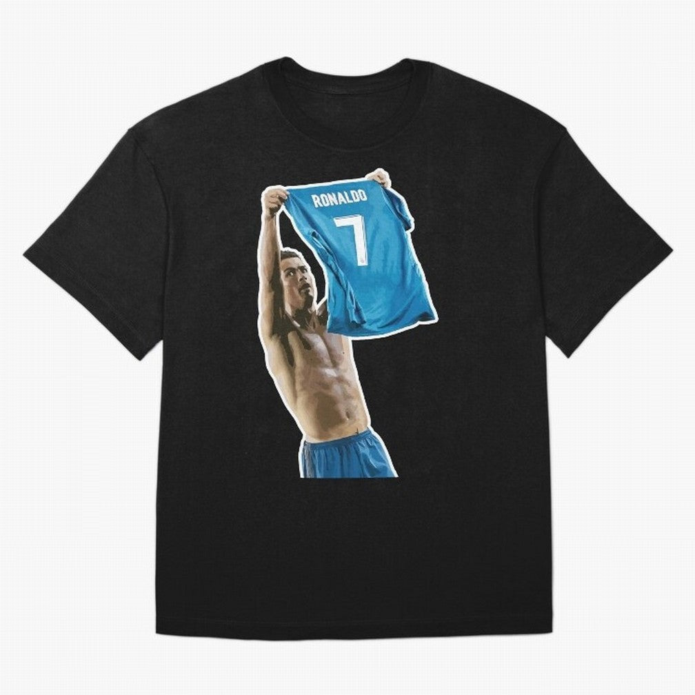 Cristiano Ronaldo Oversized T-Shirt Cheer through Every Moment of Match Day Hype around FIFA World Cup 2026 USA Canada Mexico, CR7 and Messi, France and Portugal, Stadium Chants, National Pride, Trophy Dreams and Unforgettable Football Memories;