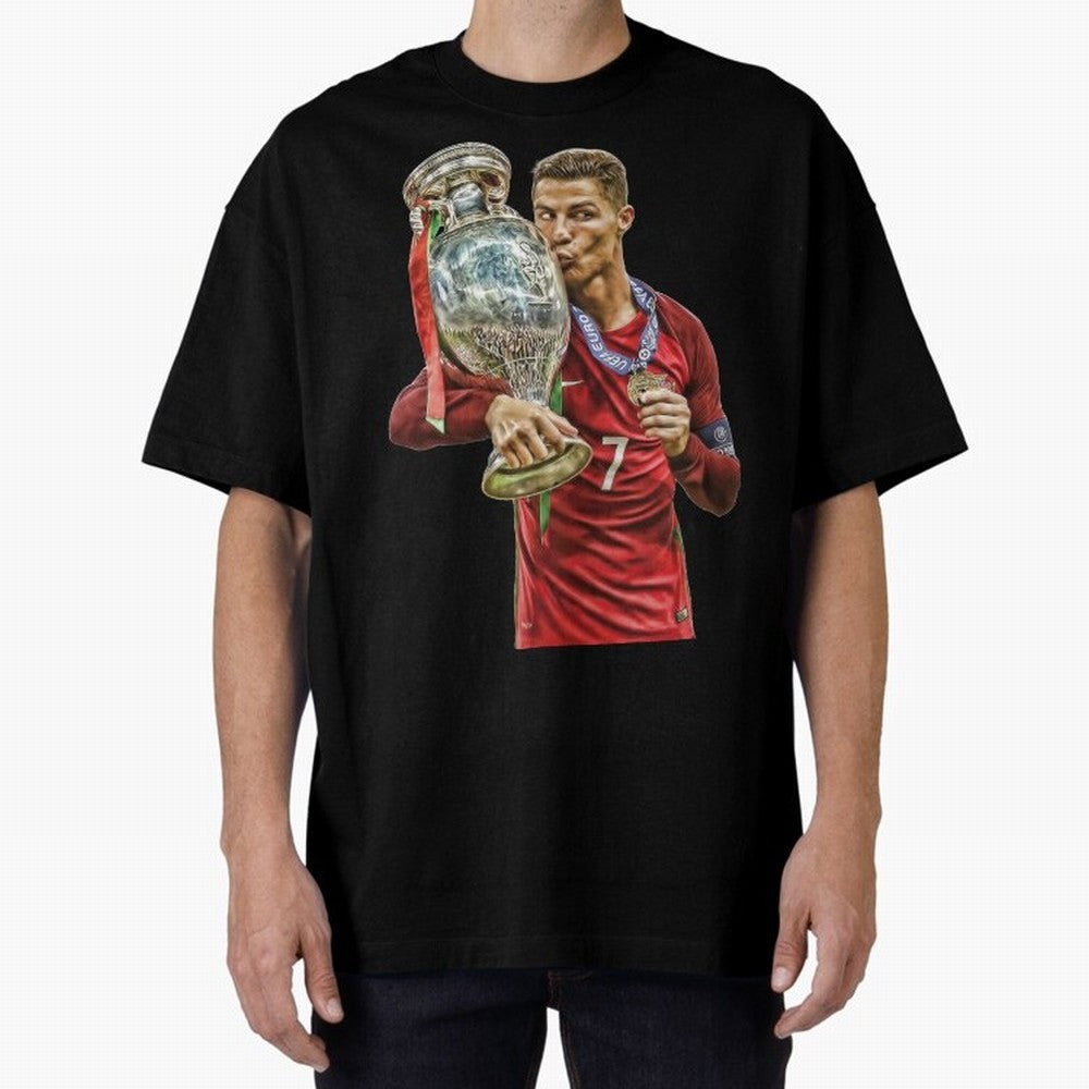 cristiano ronaldo Oversized T-Shirt Celebrate Football Heritage in the FIFA World Cup 2026 Journey through Messi, CR7 and Mbappe Highlights, Portugal, Spain and Germany Pride, Global Supporter Spirit, Legendary Goals, National Colors and Tournament