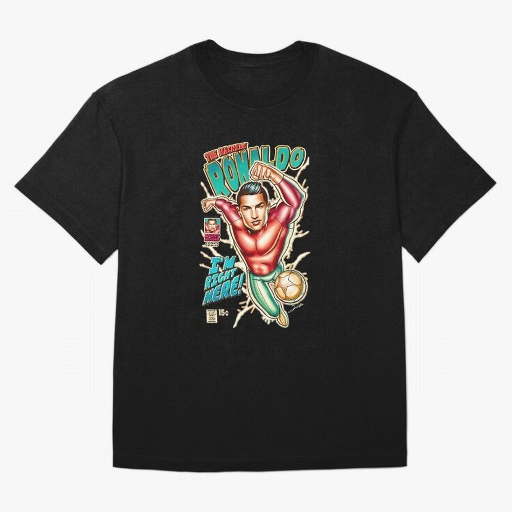Cristiano Ronaldo CR7 Cristiano Ronaldo Oversized T-Shirt Turn Up for the FIFA World Cup 2026 Journey through Messi, Neymar and Mbappe Highlights, France and Portugal Pride, Championship Spirit, Famous Goals, Roaring Crowds and International
