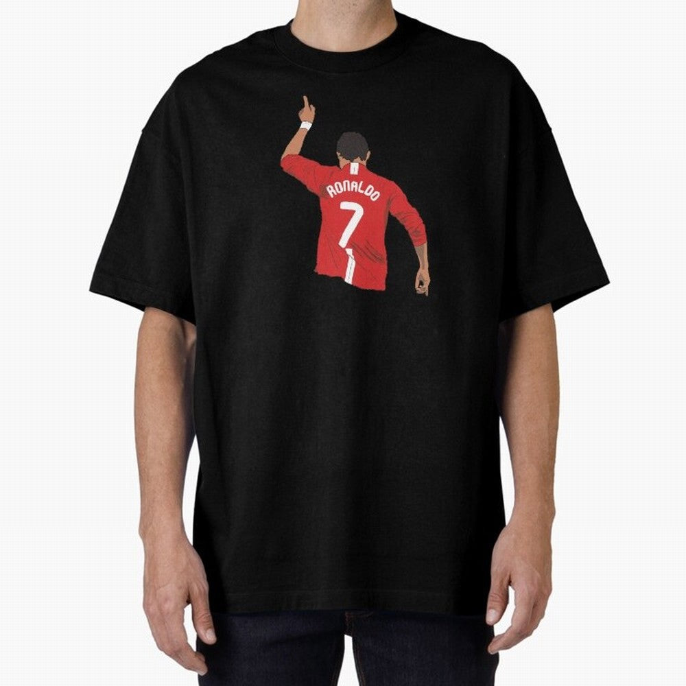 Cristiano Ronaldo MUFC Oversized T-Shirt Bring Home FIFA World Cup 2026 USA Canada Mexico for Fans of Haaland and Mbappe and Spain, Bringing Stadium Chants, National Pride, Trophy Dreams and Unforgettable Football Memories; Perfect for Fans,