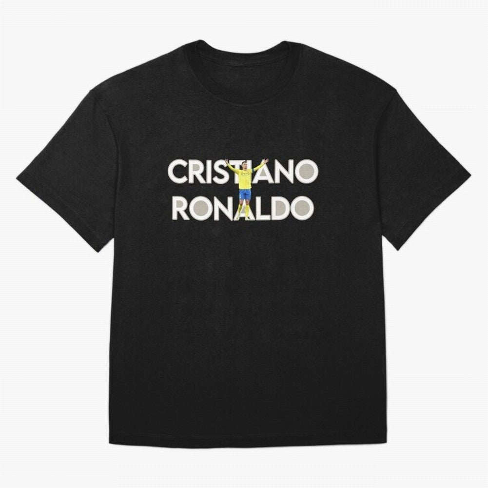 Cristiano Ronaldo Oversized T-Shirt Represent the Passion of Global Football Passion for FIFA World Cup 2026 USA Canada Mexico, Inspired by Messi, Neymar and Mbappe, England and Germany, Championship Spirit, Famous Goals, Roaring Crowds and