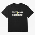 Cristiano Ronaldo Oversized T-Shirt Represent the Passion of Global Football Passion for FIFA World Cup 2026 USA Canada Mexico, Inspired by Messi, Neymar and Mbappe, England and Germany, Championship Spirit, Famous Goals, Roaring Crowds and
