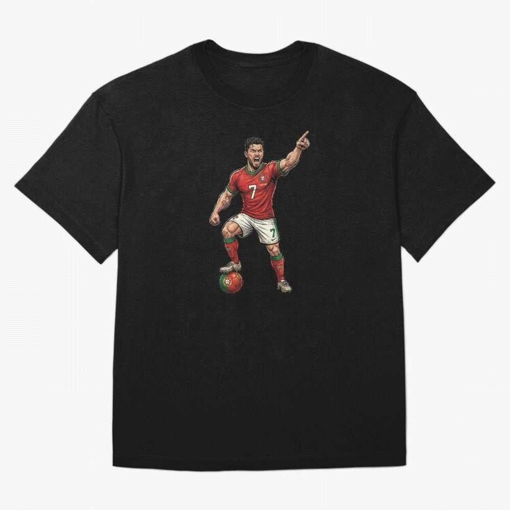 The ultimate soccer player | anime style Oversized T-Shirt Honor Football Greatness during Match Day Hype around FIFA World Cup 2026, Haaland and Mbappe, Argentina and Brazil, Fan Favorite Moments, National Team Passion, Big Match Drama and Soccer