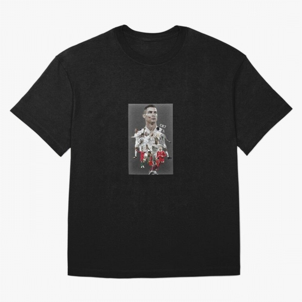 Cristiano Ronaldo Oversized T-Shirt Celebrate Classic Football Spirit in FIFA World Cup 2026 Group Stage for Fans of Haaland and Mbappe and Argentina, Bringing Football History, Final Match Energy, Crowd Noise and Once in a Lifetime Moments; Ideal